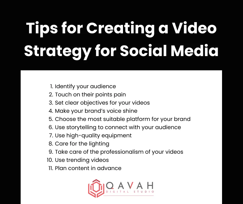 Tips for Creating a Video Strategy for Social Media